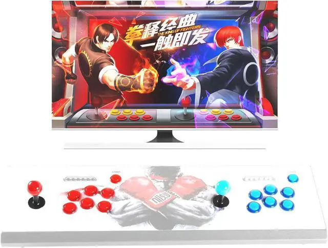 Alt view image 3 of 7 - Hikig 2 Player led arcade buttons and joysticks DIY kit 2x joysticks + 20x led arcade buttons game controller kit for MAME and Raspberry Pi - Red + Blue Color