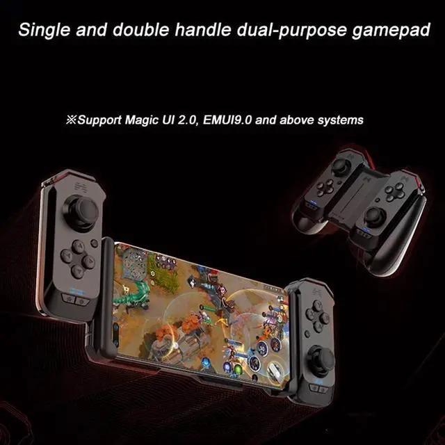 Alt view image 3 of 6 - RenminRoad Mobile Gamepad,Mobile Game Controller for Mobile Controller,Wireless Controller Joypads Left Right Wireless Bluetooth Gamepad Joystick Controller,for PC, USB Gaming Controller Compatible