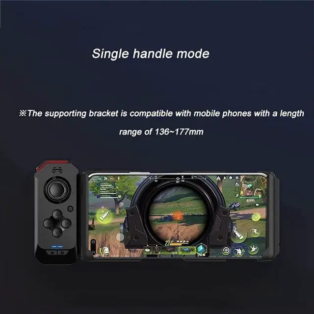 Alt view image 6 of 6 - RenminRoad Mobile Gamepad,Mobile Game Controller for Mobile Controller,Wireless Controller Joypads Left Right Wireless Bluetooth Gamepad Joystick Controller,for PC, USB Gaming Controller Compatible