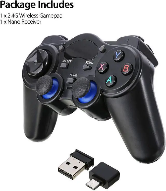 Alt view image 7 of 7 - BUYFUN Mobile Game Controller Wireless Game Controller Joystick Gamepad Gaming Handle Computer Game Controller for Android Tablet Phone PC Smart TV Network Set-Top Box PC360 Games