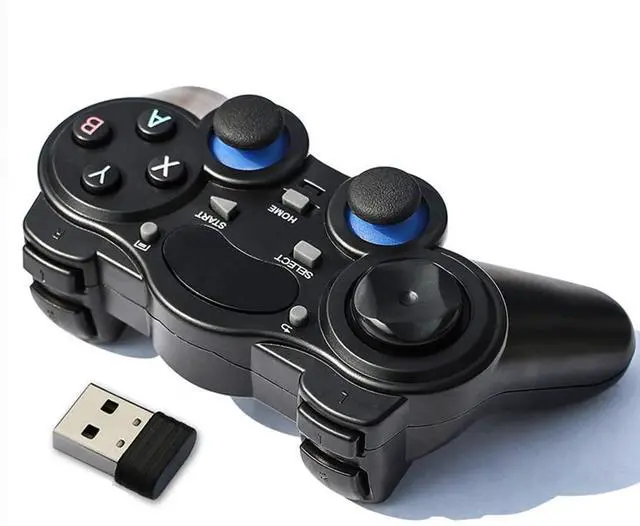 Alt view image 3 of 7 - YYMM Game Controller, Wireless Gaming Enhanced Game Controller Gamepad, Non-Slip 360 Joystick Wireless Game Controller, for PC/Laptop Computer
