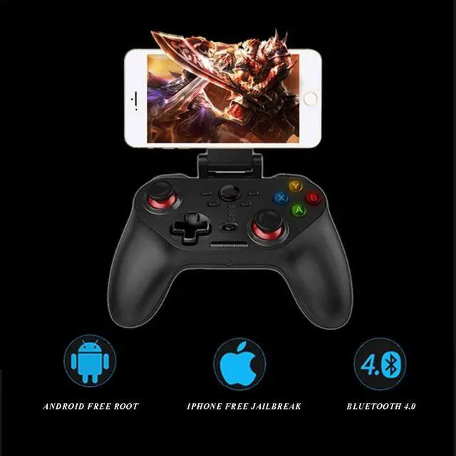 Alt view image 2 of 7 - NILINLEI Gamepad Controllers, Game Artifact Mobile Game Controller Game Controller PC Game Controller Game Physics Aid Bluetooth