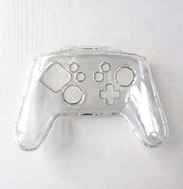 Alt view image 2 of 4 - Transparent Clear Hard Crystal Case Protective Cover Shell Skin for Nintend Switch Pro Controller Gamepad Protector