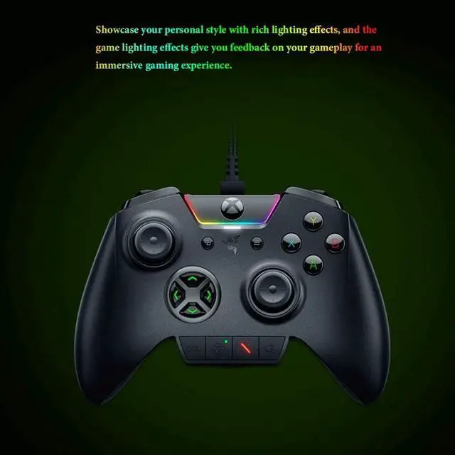 Alt view image 5 of 7 - Controllers Computer Game Controller Wired Game Controller Computer Game Aid Game Peripherals Colorful Game Controller PC Handle A, B Two Models (Color : Black(B), Size : 201510CM)