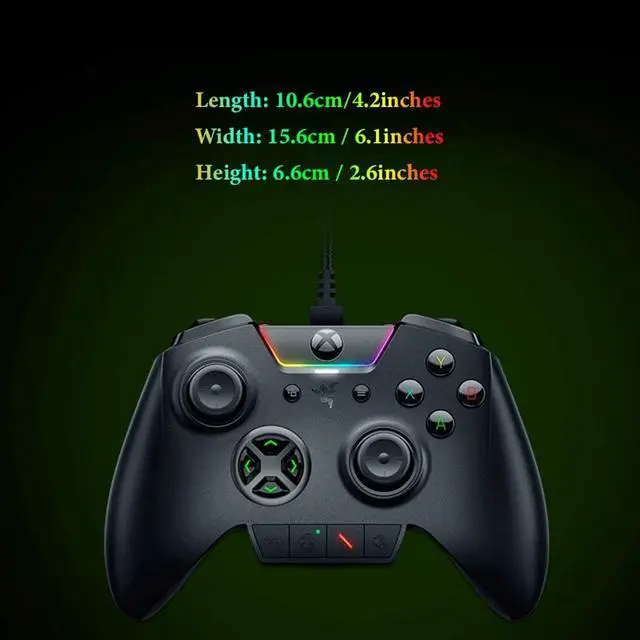 Alt view image 7 of 7 - Controllers Computer Game Controller Wired Game Controller Computer Game Aid Game Peripherals Colorful Game Controller PC Handle A, B Two Models (Color : Black(B), Size : 201510CM)
