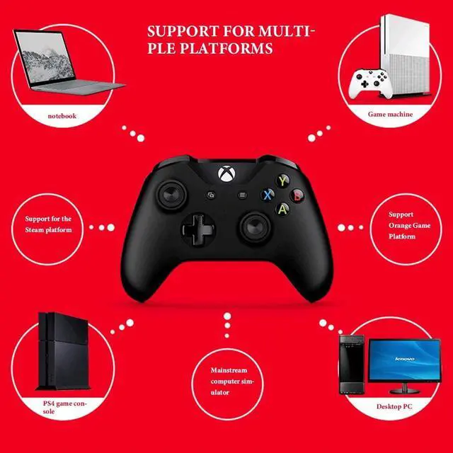 Alt view image 2 of 7 - Controllers Bluetooth Game Controller Computer Game Controller Game Physical Peripherals Wireless Controller Wireless Game Controller Computer Game Controller