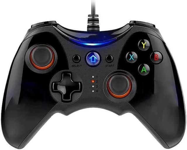 Main image of NILINLEI Controllers Wired Game Controller USB Game Controller Computer Game Controller Smart TV Game Mobile Phone Lighting Game Controller 2 Meters Long