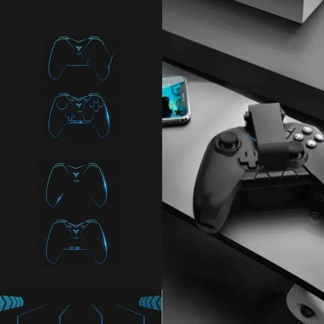 Alt view image 2 of 7 - NILINLEI Controllers Bluetooth Game Controller Computer Game Controller Mobile Game Controller Wireless Game Controller Smart TV Game Controller