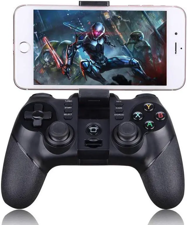 Alt view image 3 of 4 - LZW Mobile Phone Game Bluetooth Controller Wireless Controller Computer Game Controller PS4 Wireless Bluetooth Controller with Dual USB Controller,