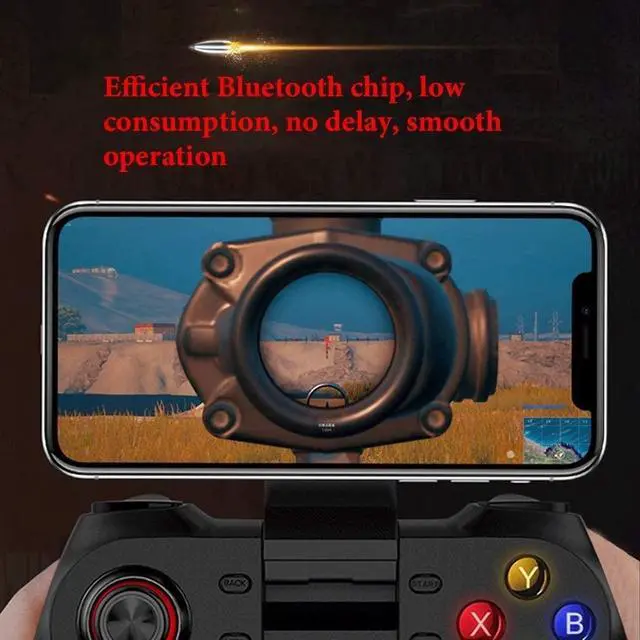 Alt view image 4 of 7 - NILINLEI Controllers Bluetooth Wireless Game Controller Mobile Game Physics Aid Mobile Game Artifact Game Controller Bracket