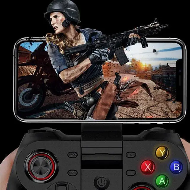 Alt view image 6 of 7 - NILINLEI Controllers Bluetooth Wireless Game Controller Mobile Game Physics Aid Mobile Game Artifact Game Controller Bracket