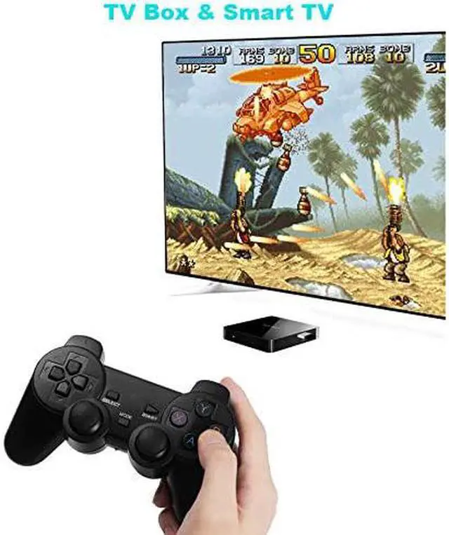 Alt view image 4 of 7 - Wireless Controller, Mobile Game Controller, Game Joystick, Compatible Wireless Controller Remote Game Controller, Ps3 TV Box Joystick for Android 2.4G
