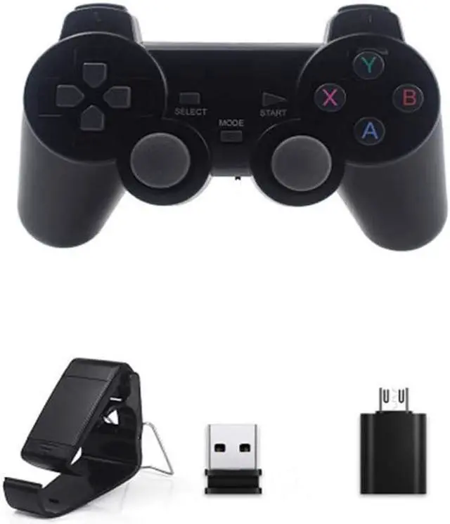 Main image of Wireless Controller, Mobile Game Controller, Game Joystick, Compatible Wireless Controller Remote Game Controller, Ps3 TV Box Joystick for Android 2.4G