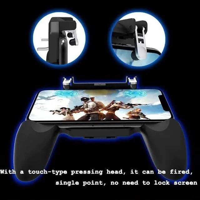 Alt view image 4 of 4 - Switch Controller Mobile Gaming GamePad with Cooler Cooling Fan with Mobile Power Game Handle Mobile Games Controller Wireless Game Controller Fast Response ( Color : Black , Size : One size )