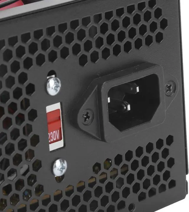 Alt view image 5 of 7 - 250W ATX Power Supply, Computer Power Supply, Computer Power Supplies for PC Computer Accessories Red Fan Manual Adjustable 115/230V ATX-250W (US Plug)