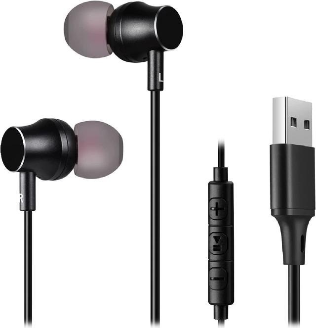 USB Earbuds for Computer, in-Ear USB Headphones with Microphone & 1.8M Long Cord, Compatible Laptop, Desktop PC, Notebook, Chromebook, Headsets & Accessories - Newegg.com