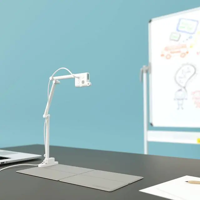 Alt view image 4 of 7 - S-4K 8MP Webcam & Document Camera 2-in-1 with OKIOPoint Smart Visual Pointer, Document Camera for Teachers, Compatible w PC, Mac, Chromebooks