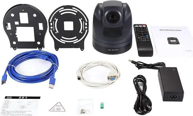 Alt view image 6 of 6 - SZOOMSY PTZ Camera 20X Optical Zoom Video Conference Camera USB HD 1080P Webcam for Room System Business Meeting Church Worship Remote Teaching Using Zoom, Skype, OBS