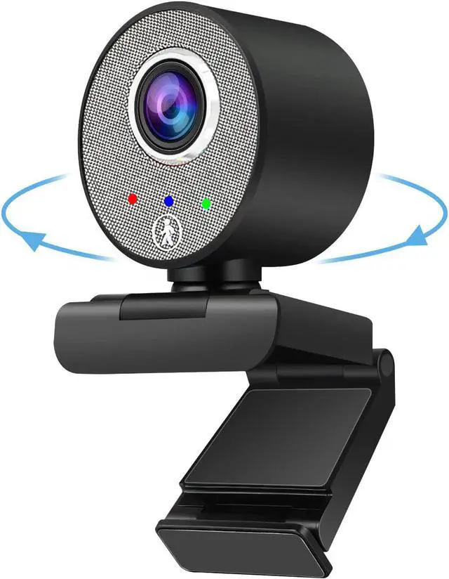 Main image of HD Webcam USB 1080P Camera - AI Human-Shape Tracking HD Computer Camera, Adjustable View Laptop Desktop Full HD Camera Video Webcam for Zoom/Skype/Teams/OBS, PC Mac