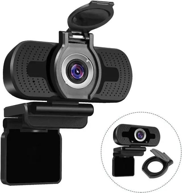 Alt view image 7 of 7 - Webcam with Microphone with Privacy Cover,1080P Full HD Web Camera with Wide View for Live Broadcast,PC Laptop Desktop USB Webcams Computer Video Camera for USB Video Calling Recording Conferencing