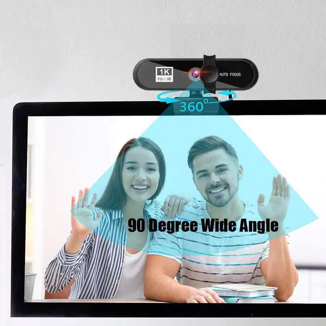 Alt view image 5 of 6 - LucaSng 1080p Webcam with Microphone USB HD Web Camera with Privacy Cover and Tripod for Zoom Skype Teams Online Teaching Plug and Play USB2.0 for Laptop MAC PC Desktop