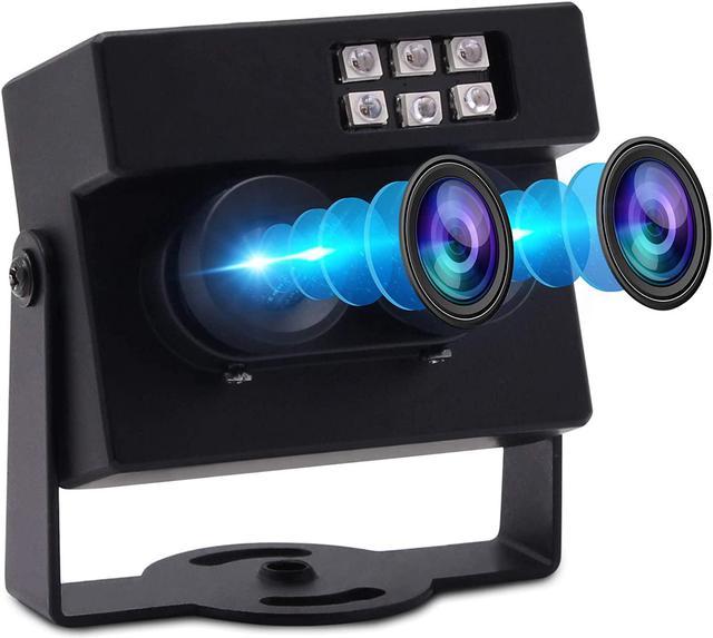 Webcam 2 M Pixels (1080p/30fps, 90°, micro double, focus manuel, USB)