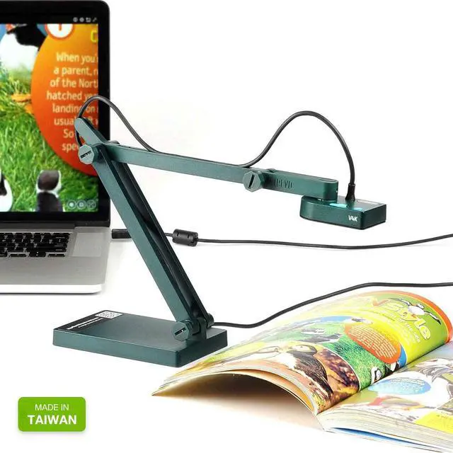 Alt view image 4 of 7 - Ipevo v4K Ultra High Definition Portable USB Document Camera for Classrooms Teacher PageStay Bundle With HogoR Lens Cleaning Cloth—Mac OS,Windows,Chromebook Compatible for Live Demo,Web Conferencing