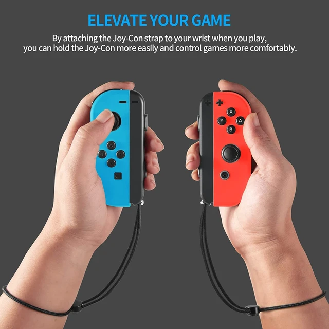 Alt view image 3 of 6 - Wrist Strap for Switch Controller 2 Pack Lanyard Replacement Parts Accessories for Joycon Controller