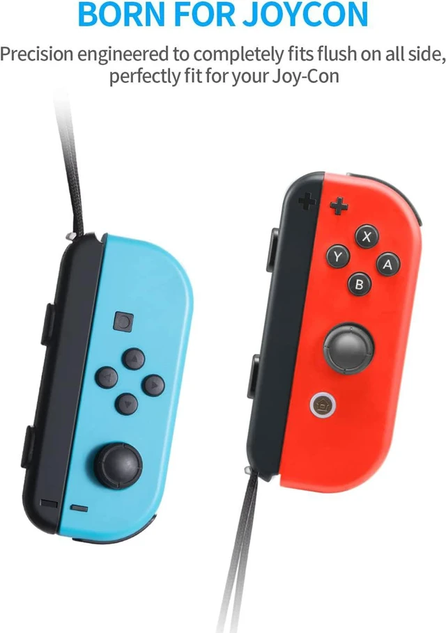 Alt view image 4 of 6 - Wrist Strap for Switch Controller 2 Pack Lanyard Replacement Parts Accessories for Joycon Controller