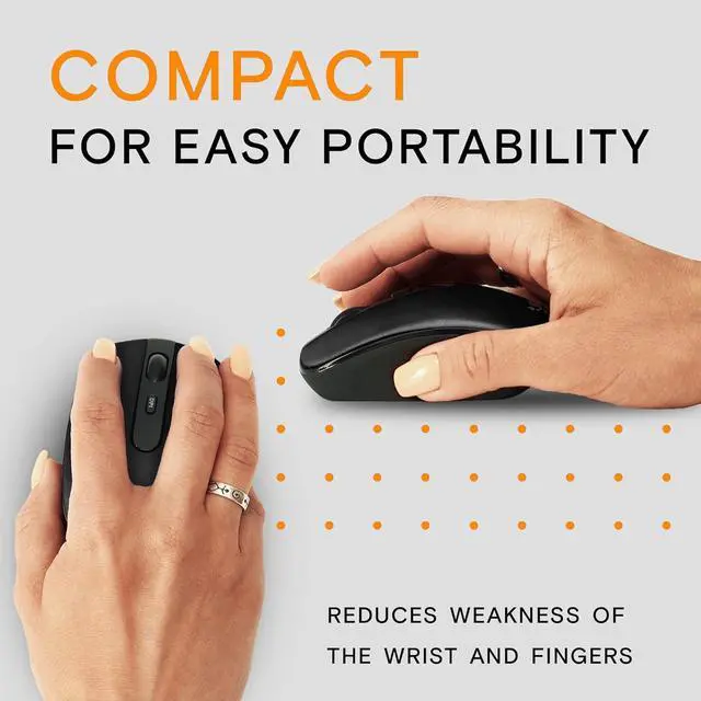 Alt view image 3 of 7 - Save 22% on Ultimate Christmas Gift Set: Silent Wireless Mouse + Waterproof Laptop Backpack Bundle for Professionals - Ergonomic, Durable, and Stylish - Perfect for Office, School [Black/Grey]