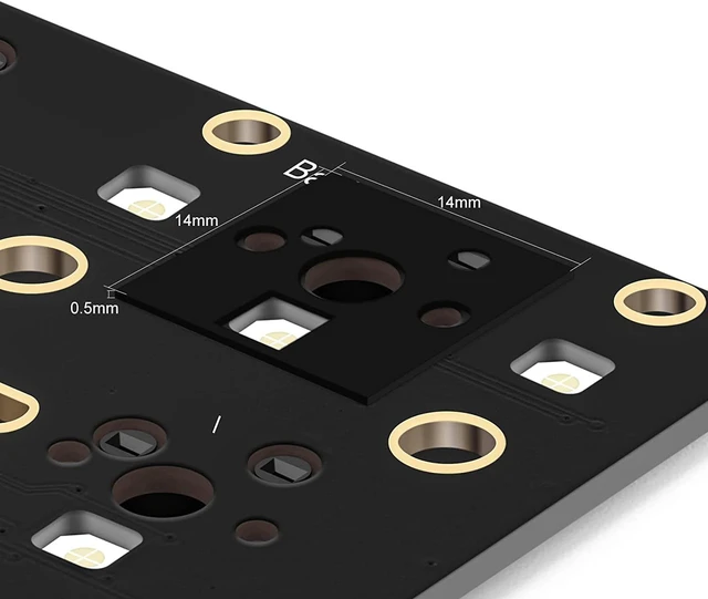 Alt view image 3 of 7 - RUNJRX IXPE Switch Pads, 0.5mm PCB Foam for 61/64/87/100/104/108 Hot Swap Keyboard - 120Pcs