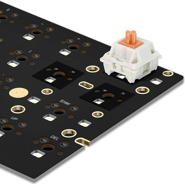 Alt view image 6 of 7 - RUNJRX IXPE Switch Pads, 0.5mm PCB Foam for 61/64/87/100/104/108 Hot Swap Keyboard - 120Pcs
