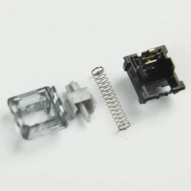 Alt view image 6 of 7 - Kailh Speed Silver Gold Copper Bronze Pink Super Speed Silver Copper Red Bronze Pro Purple Burgundy Light Green MX SMD 3 Pin RGB Switches for Mechanical Keyboard (90 PCS, Super Speed Silver)