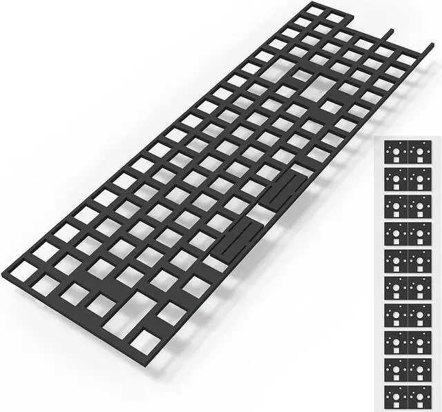 Main image of Poron PCB Foam 96 Layout, Switch Pads 120Pcs and Sound Dampeners for Custom Keyboard