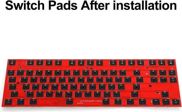 Alt view image 5 of 7 - Poron PCB Foam 96 Layout, Switch Pads 120Pcs and Sound Dampeners for Custom Keyboard