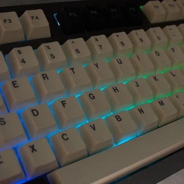 Alt view image 6 of 7 - Metropolis Keycaps 129 Keys Dye Sub Cherry Profile Keycaps Set Fit foe 61/64/87/104/108 Cherry Mx Switches Mechanical Keyboard