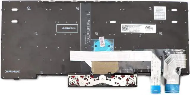 Alt view image 3 of 4 - LXDDP Laptop Replacement US Layout Backlit Keyboard for ThinkPad X280 A285 X390 X395 L13 Yoga S2 5th S2 Yoga 5th 01YP200 SN20P33911, Black
