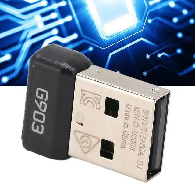 Alt view image 4 of 7 - USB Dongle Mouse Receiver Adapter Replacement for G903 Wireless Mouse, 2.4GHz Wireless Stable Signal, Small Portable USB Receiver Gaming Mouse Adapter