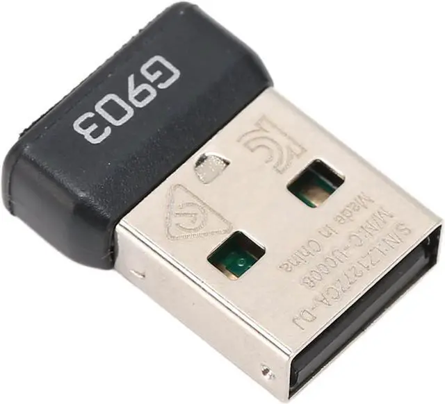 Alt view image 6 of 7 - USB Dongle Mouse Receiver Adapter Replacement for G903 Wireless Mouse, 2.4GHz Wireless Stable Signal, Small Portable USB Receiver Gaming Mouse Adapter