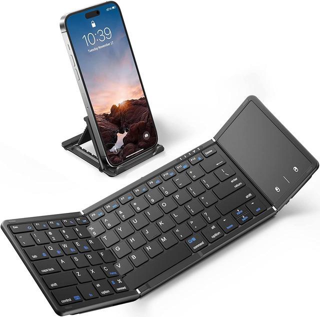 Tri-Folding store Wireless Keyboard With Touchpad