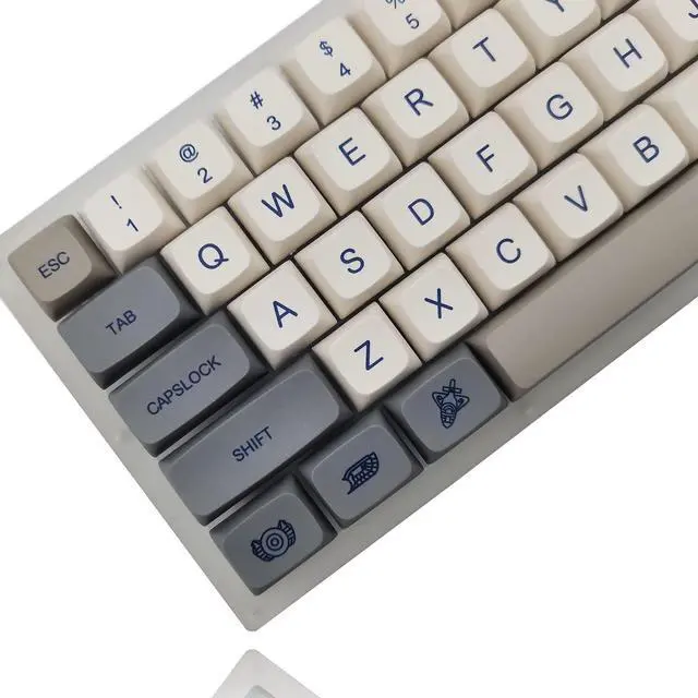Alt view image 7 of 7 - Guffercty kred XDA Profile Keycaps 137 PBT Key Retro Cap Cover Set Dye Sublimation for Cherry Mx Switch Mechanical Keyboard (XDA/Enlightenment)