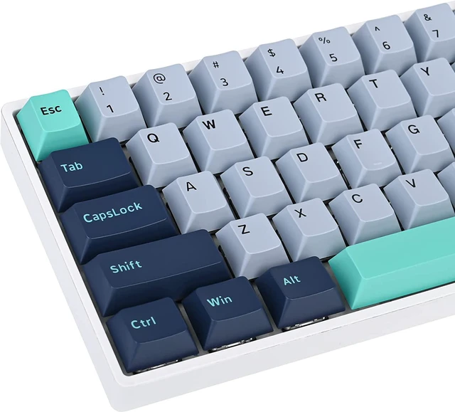Main image of Guffercty kred GTSP 171-Keys Cherry Profile PBT Key Caps for Mechanical Keyboards, Double Shot Custom Keycap for ANSI Layout 60% 65% 100% MX Switches (Hammerhead Shark)