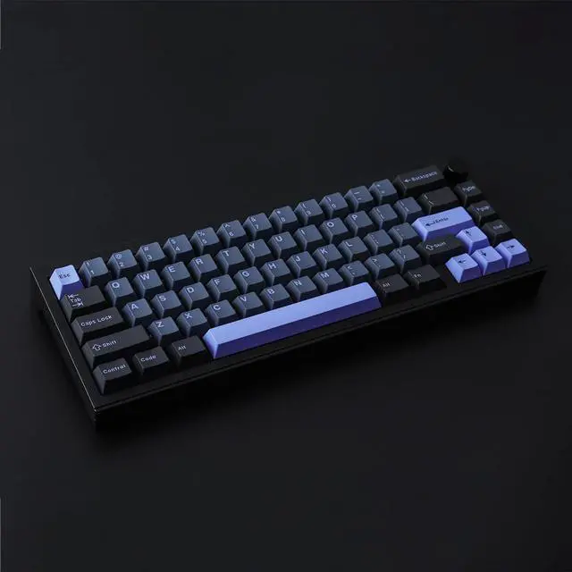 Alt view image 3 of 7 - Hyekit Keycaps 172 Keys Custom Keycaps Double Shot ABS Keycap Set 6.25u 7u Cherry Profile for Cherry Gateron MX Switches Mechanical Keyboard (Nightshade)
