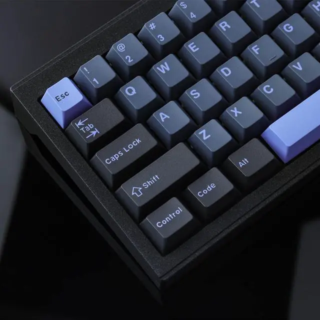 Alt view image 4 of 7 - Hyekit Keycaps 172 Keys Custom Keycaps Double Shot ABS Keycap Set 6.25u 7u Cherry Profile for Cherry Gateron MX Switches Mechanical Keyboard (Nightshade)