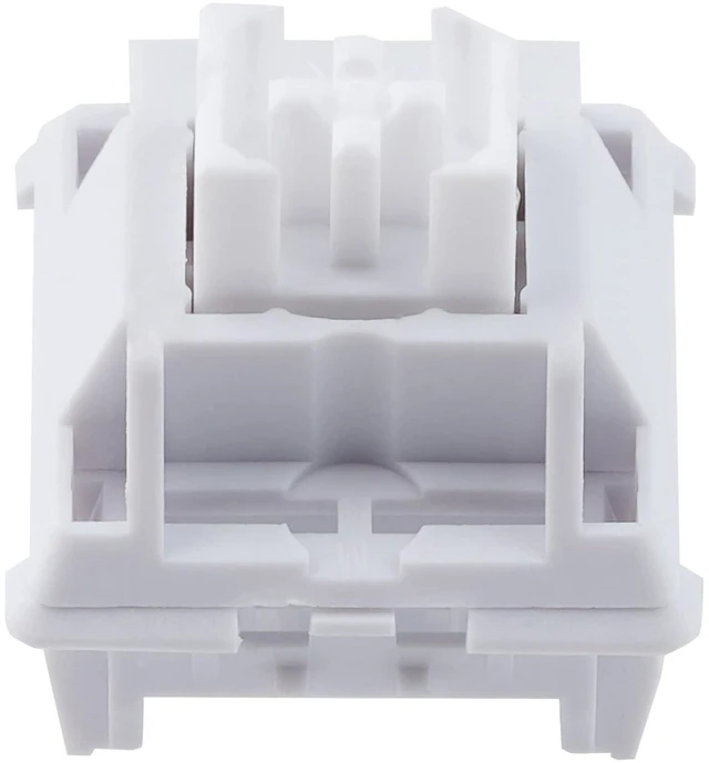 Alt view image 6 of 7 - MELETRIX WS White Silent Linear Mechanical Keyboard Lubed Switches, 5-Pin 45gf Quiet Pre-Lubed Switches with Standard MX Structure (35pcs)