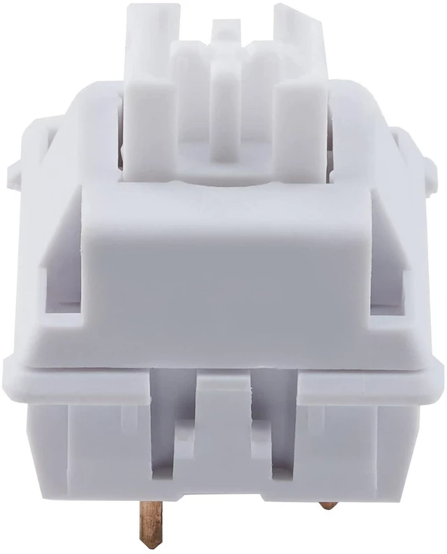 Alt view image 5 of 7 - MELETRIX WS White Silent Linear Mechanical Keyboard Lubed Switches, 5-Pin 45gf Quiet Pre-Lubed Switches with Standard MX Structure (35pcs)