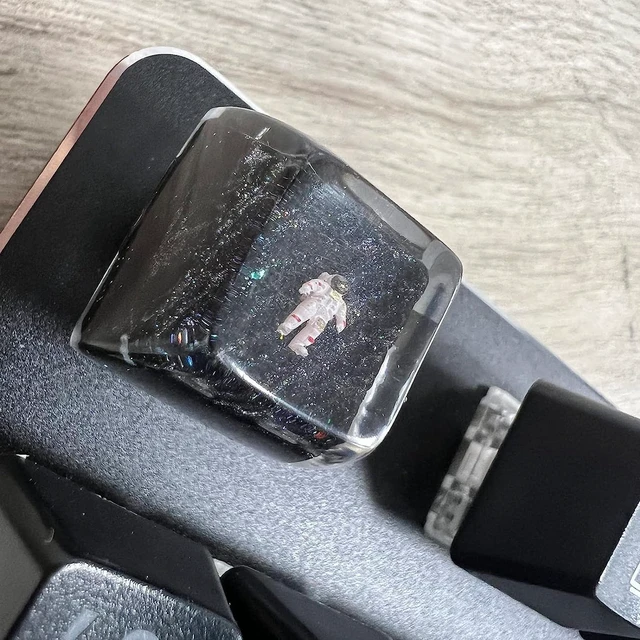 Alt view image 3 of 6 - Custom Keycap Astronaut Keycap for MX Mechanical Keyboard Unique Gifts for Friend - 3