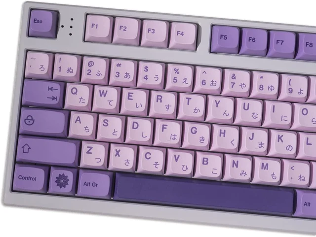 Mintcaps PBT Purple Japanese Keycaps Set 134 Keys XDA Profile