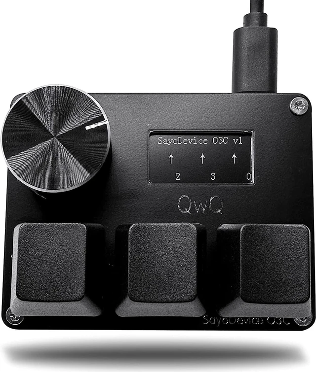 Main image of SayoDevice O3C OSU Keyboard Rapid Trigger Hall Switches Magnetic Linear Switches Keyboard with Knob and Screen,Copy Paste,Shotcut,Macro Hotswap Mini Keypad.