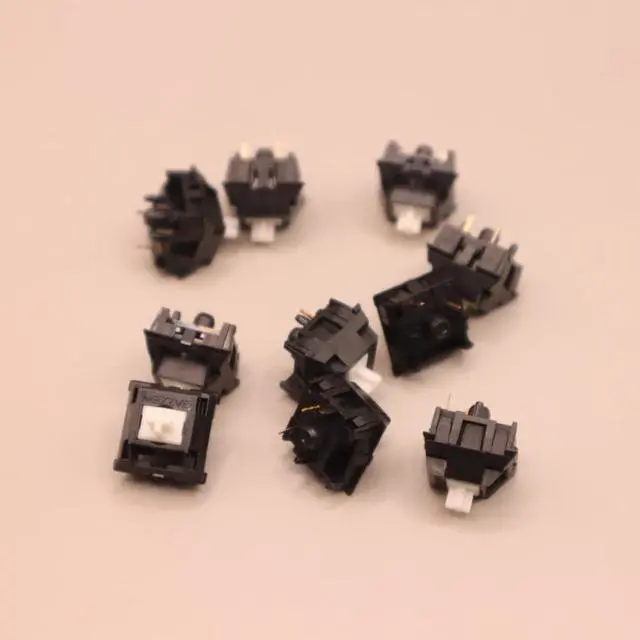 Alt view image 6 of 6 - Gazzew Boba Black U4 / U4T Switch, 5Pin Silent/Thocky Tactile Switches for Custom Mechanical Gaming Keyboard (Color : U4 68G, Size : 70PCS)